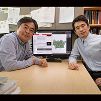 Genki Terashi and Daisuke Kihara develop new software